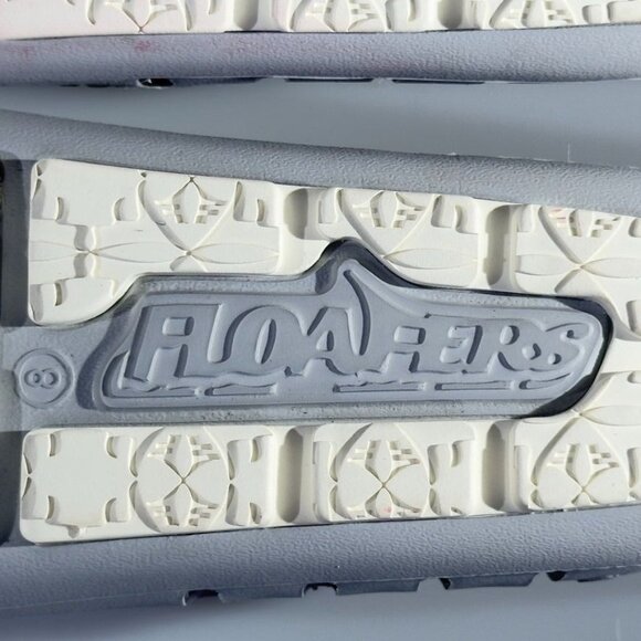 FLOAFERS Driver Women's Slip-On Loafers Light Gray Perforated Design Size 8 - Picture 8 of 10